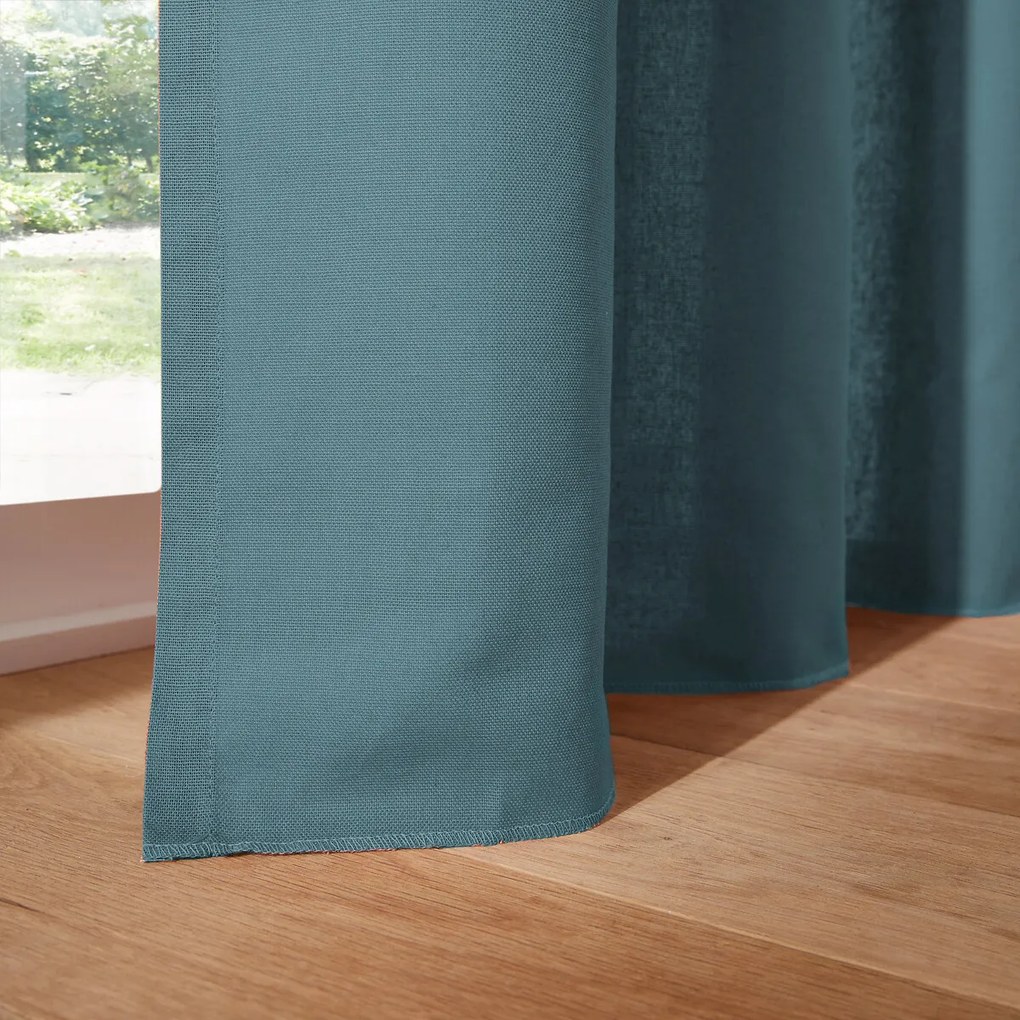 Puur katoenen gordijn, met aangerimpele bies en golf, Scenario