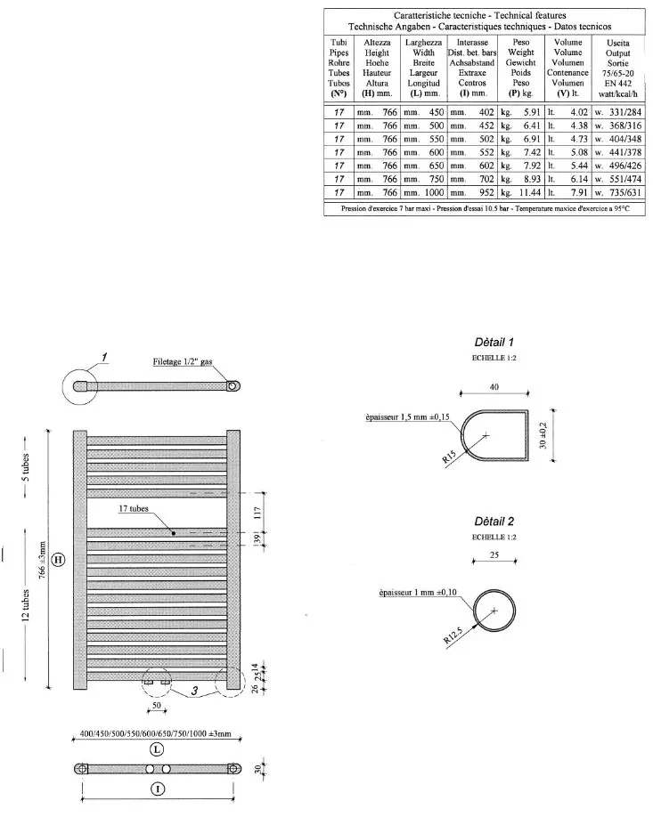 Calor Elara sierradiator wit 76.6x60cm 463W