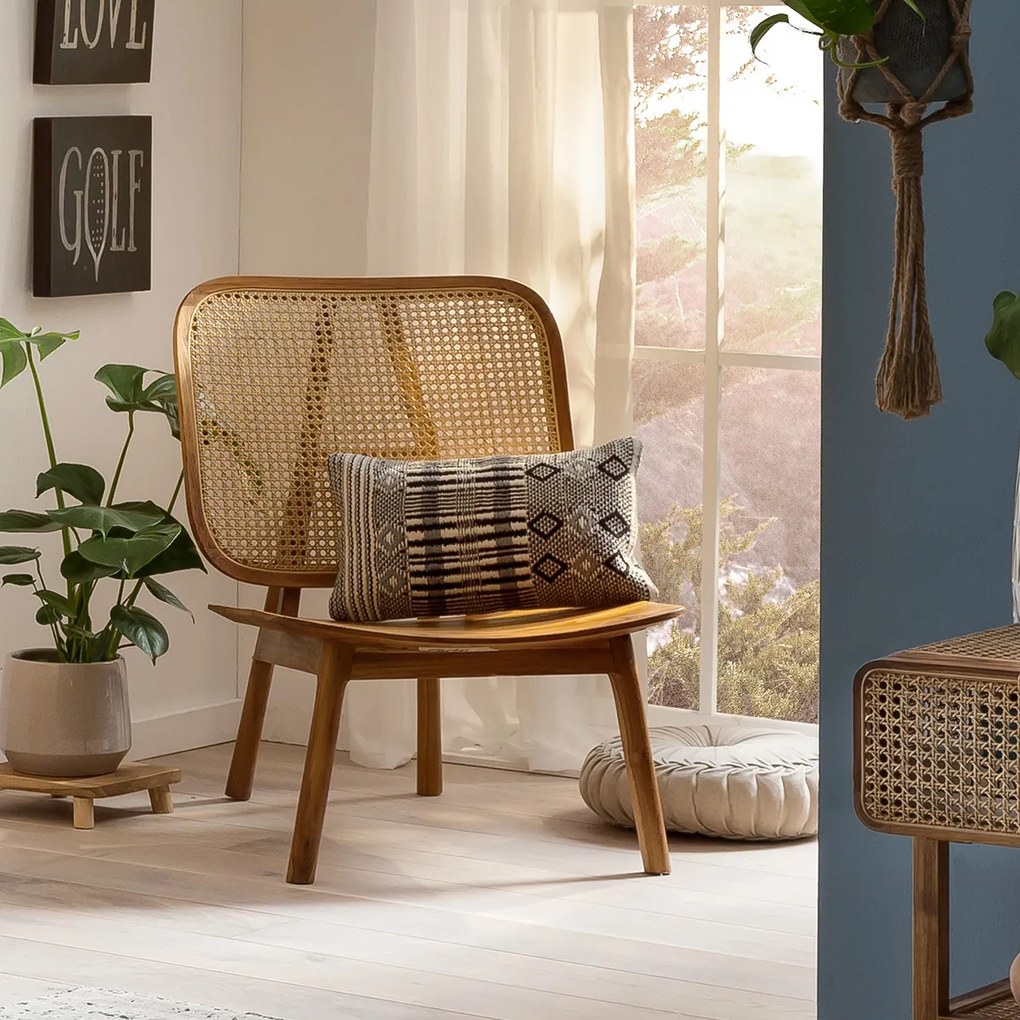 Fauteuil Teakhout En Rotan