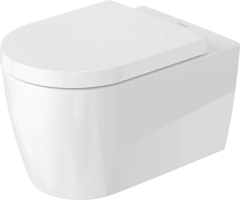 Duravit ME by Starck randloos hangtoilet inclusief toiletbril 37x57x35,5cm Wit