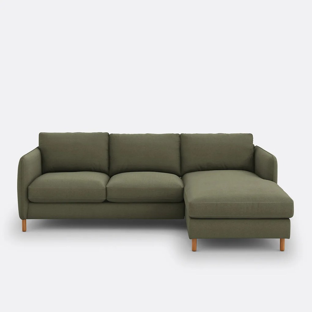 4-zits rechthoekige slaapbank in polyester, LOMÉO