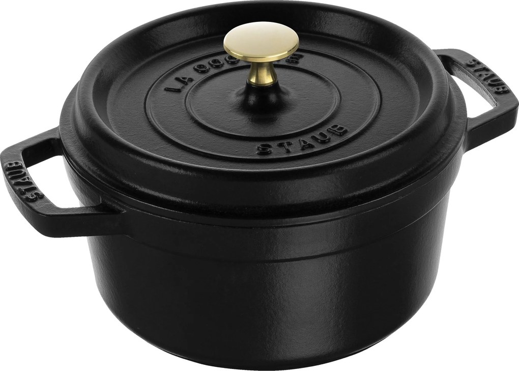 Staub La Cocotte Cocotte 20 cm / 2,2 l, Rond, Zwart - La Cocotte - Staub