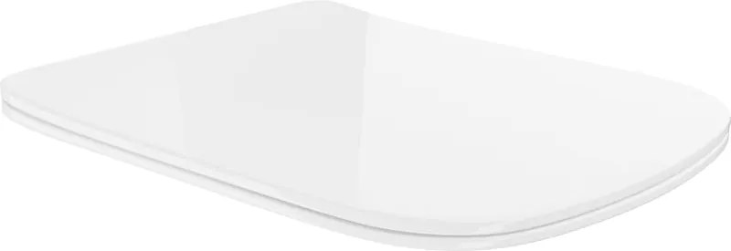 Mexen slank, langzaam sluitend toiletbril, duroplast, wit glanzend - 39120100