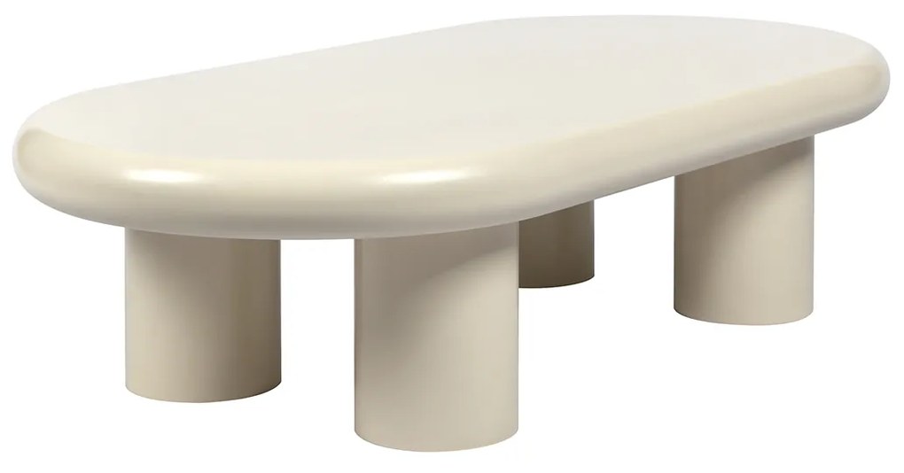 Cloud Salontafel Creme Wit - 120 X 60cm.