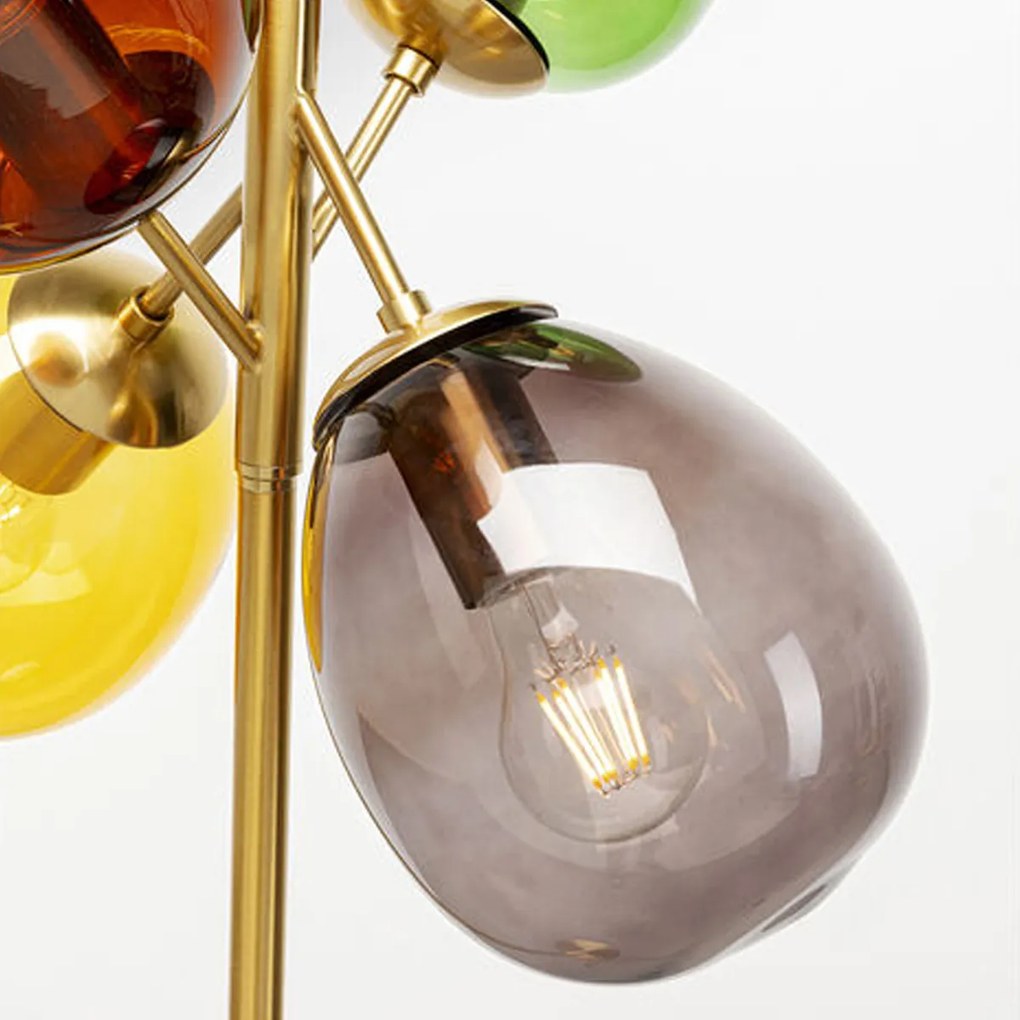 Design Vloerlampen Gekleurd Glas