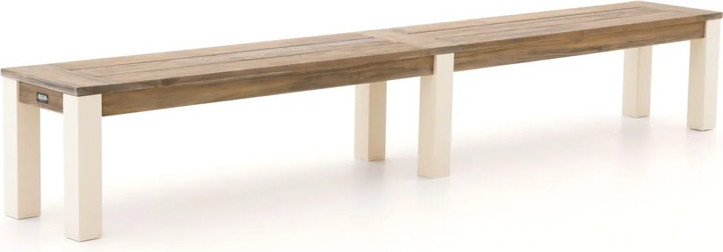 Picknickbank ROUGH  | Teakhout | Tuinbank Old Teak Greywash | Kees Smit Tuinmeubelen