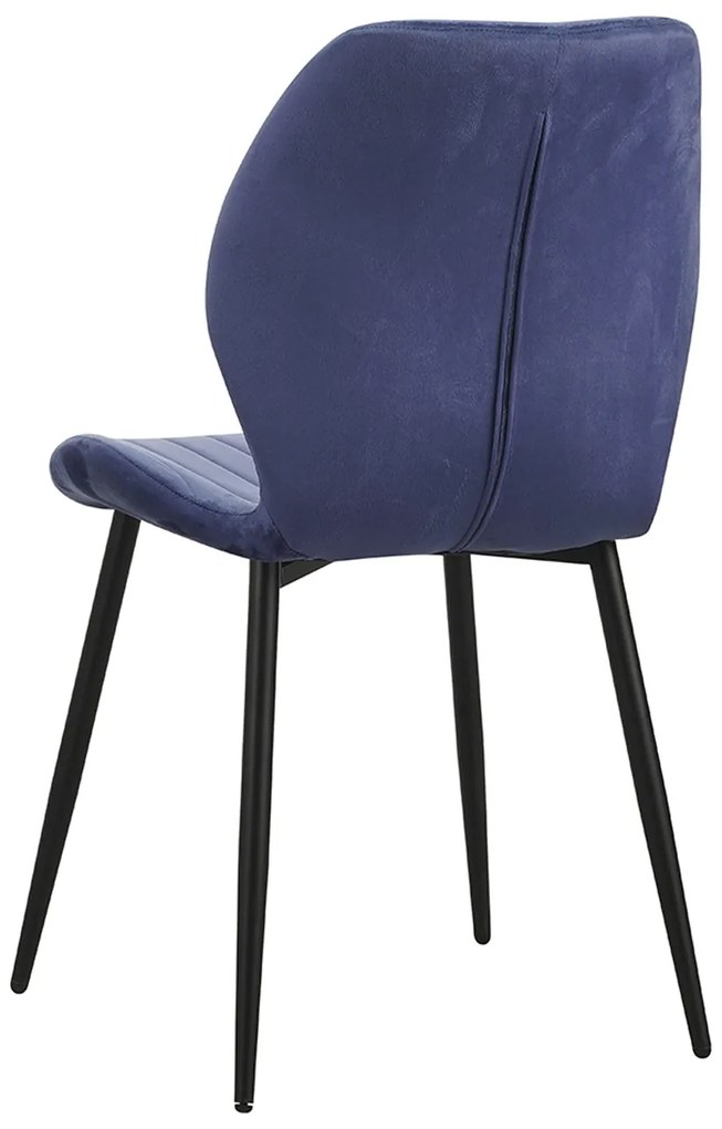 Line Fluwelen Stoel