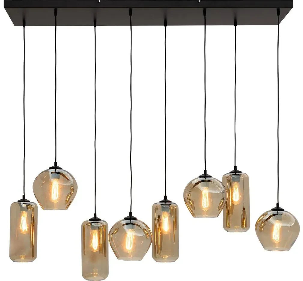 Goossens Hanglamp Devant, Hanglamp met 8 lichtpunten