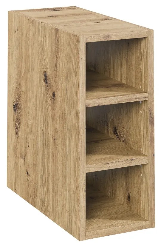 Comad Artisan half hoge open kast 20x57 eiken