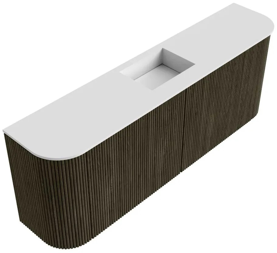 Mondiaz Joya 115cm toiletmeubel ronding links/rechts shadow met wastafel faye midden zonder kraangat talc