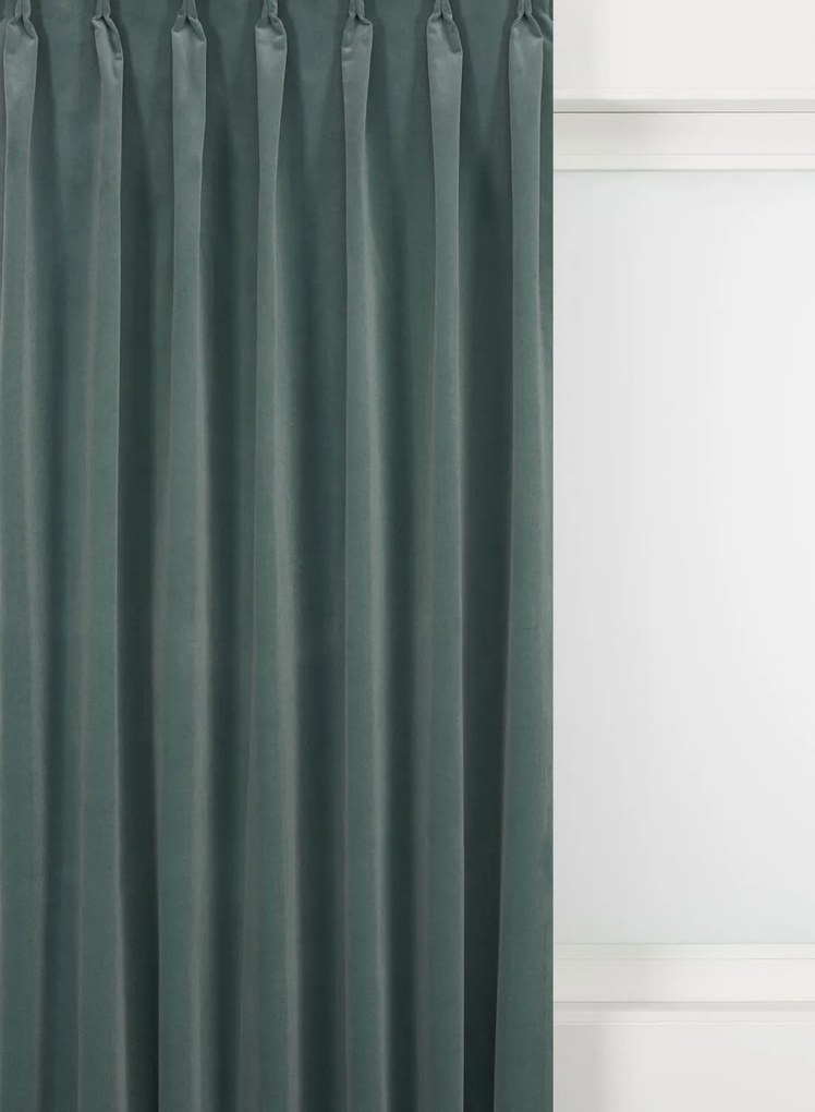 HEMA Gordijnstof Velours Lichtgroen (lichtgroen)