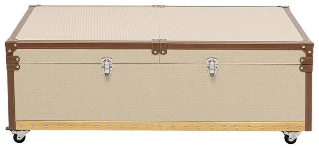 Koffer Salontafel Op Wielen - 120 X 75cm.