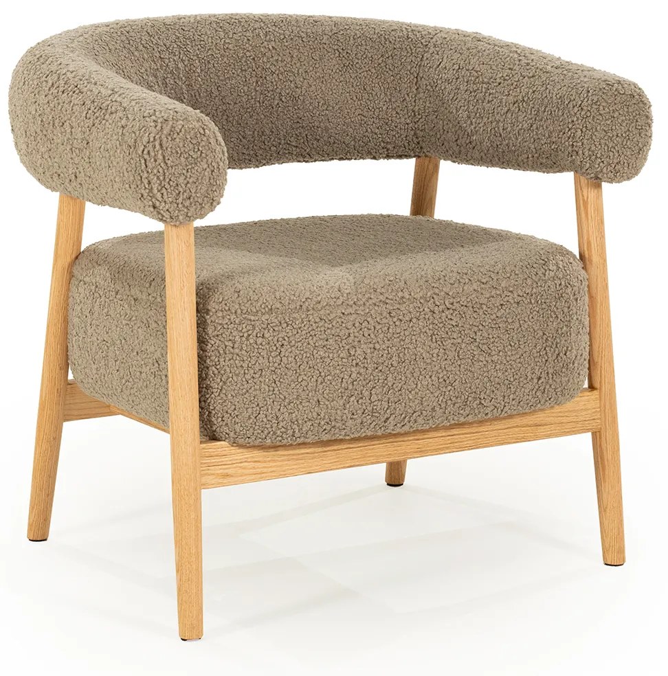 Fauteuil Eiken Frame Taupe