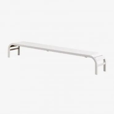 Bijzettafel Voor Ligstoel Van Staal Marietta Gardenia Wit - Sklum