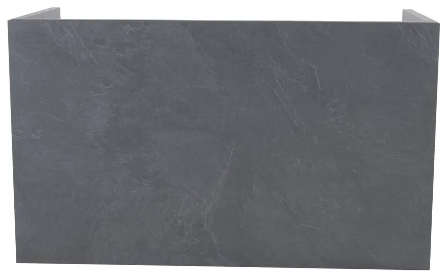 4 Seasons Outdoor Goa tafel met HPL tafelblad Slate antraciet 160 x 95 cm  Tuintafel    antraciet weerbestendig