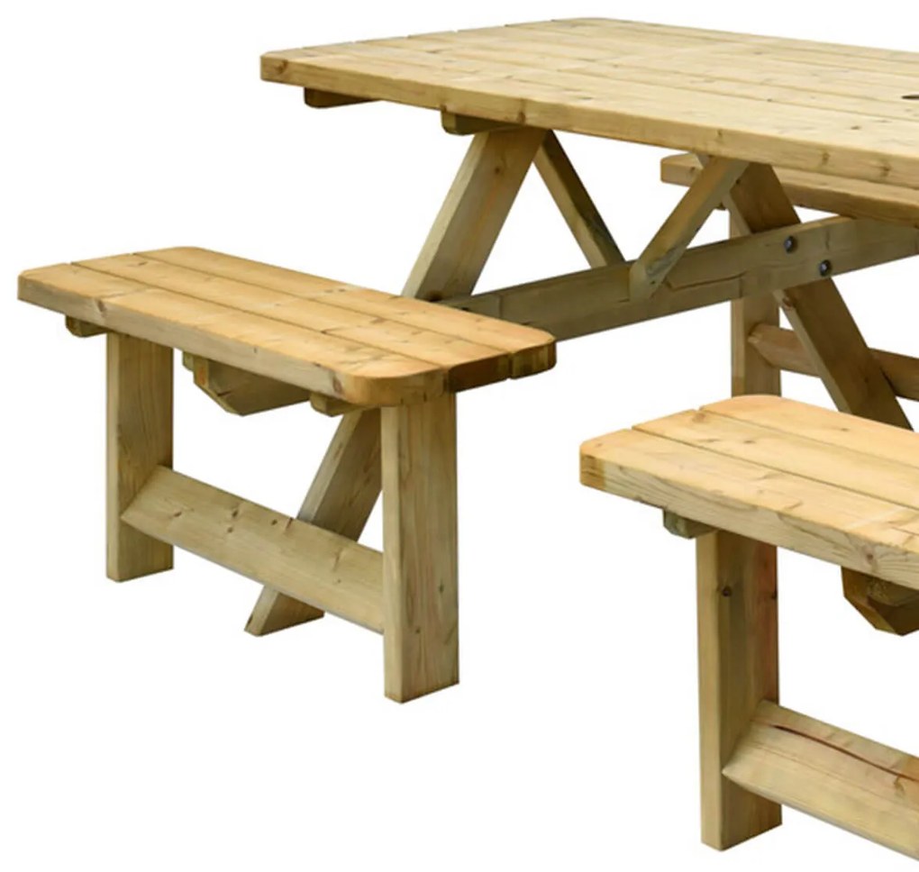 Picknicktafel Belfast XL 240 - Open instap