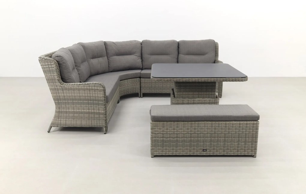 Sandigo lounge dining set met bijzetbank