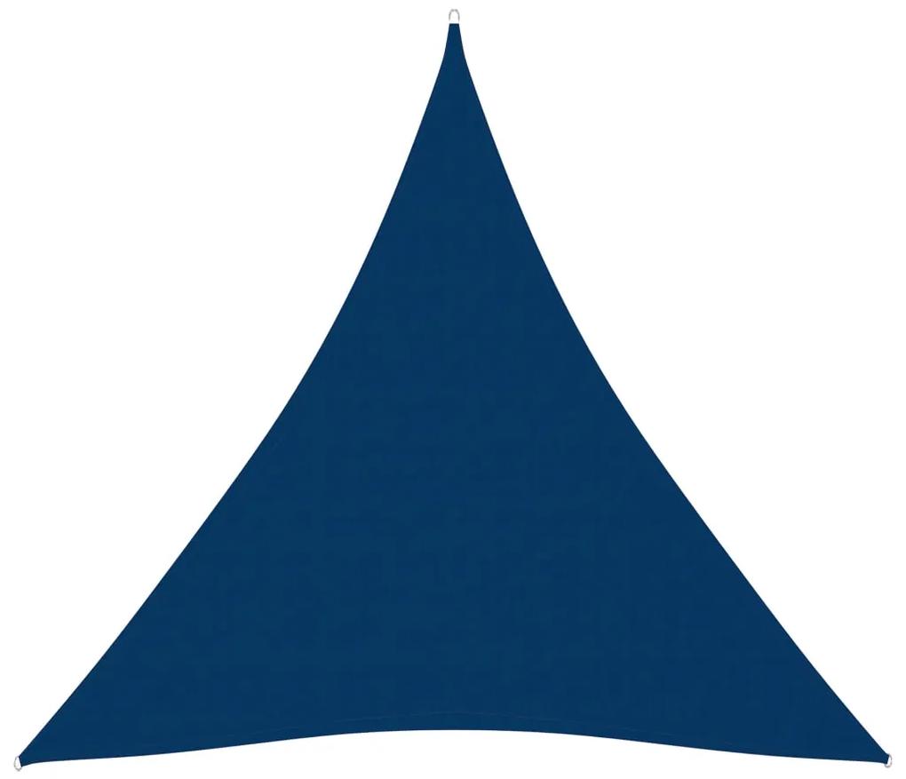 vidaXL Zonnescherm driehoekig 5x7x7 m oxford stof blauw