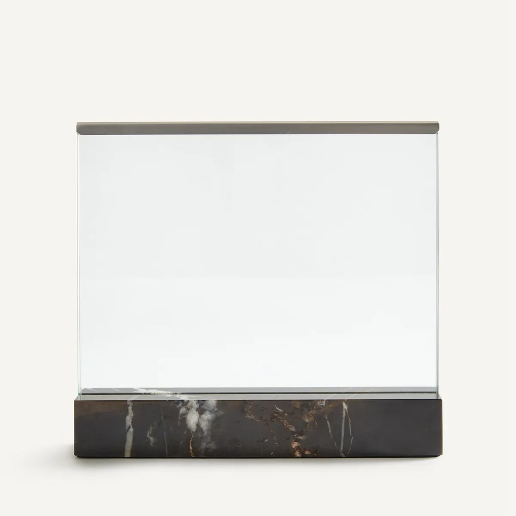 Fotolijst van glas en marmer, breedte 17,3 cm, GENTIANA
