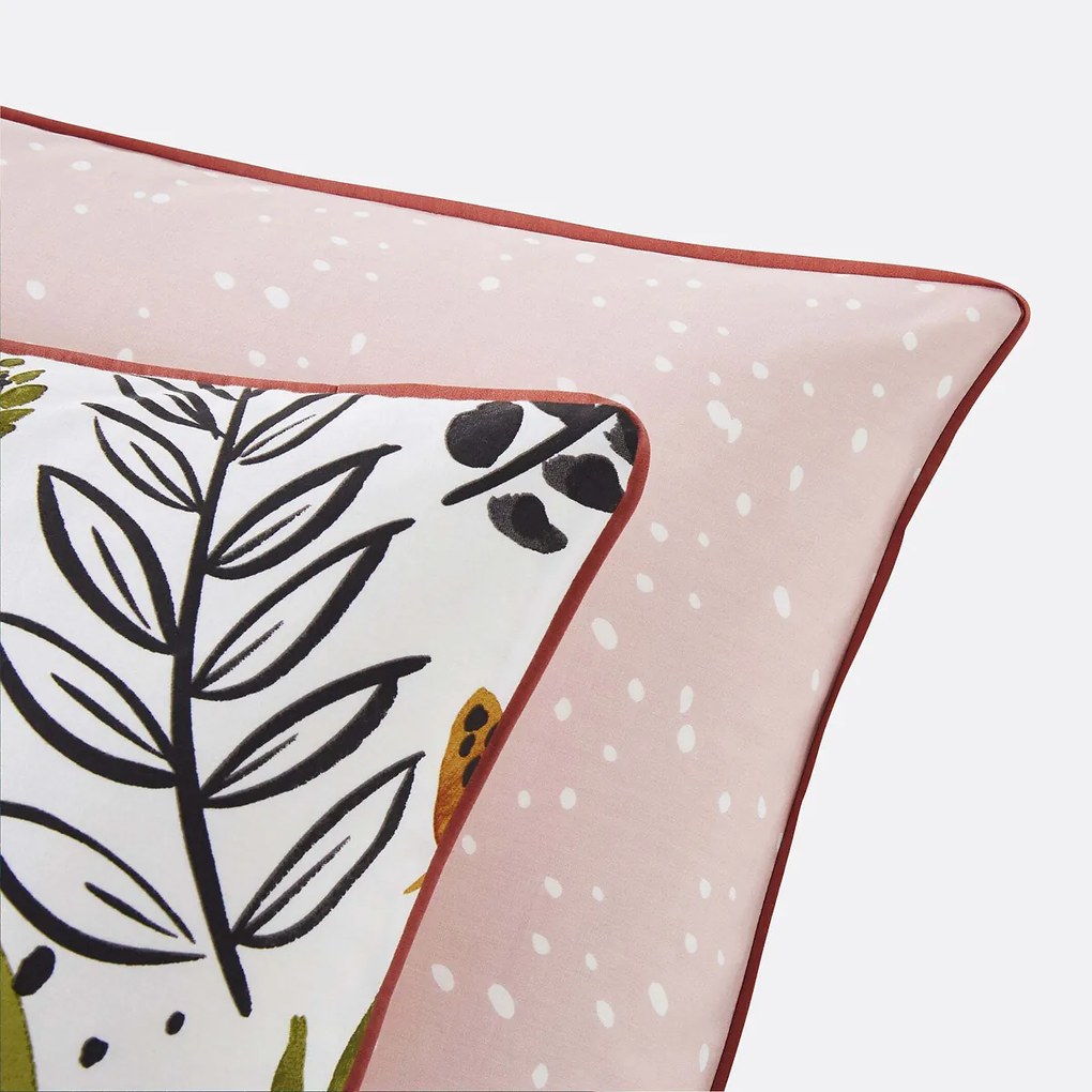 Kussensloop in zuiver perkalkatoen, Palm Spring