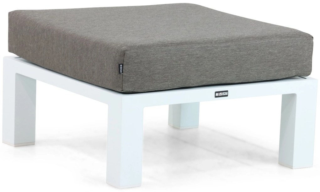 Hoek loungeset 5 personen Aluminium Wit Lifestyle Garden Furniture Luca