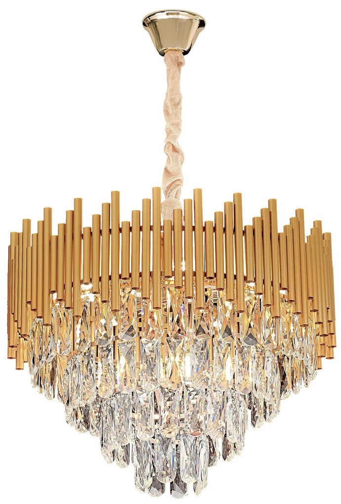 Hanglamp met kristallen G062-CP 50CM GOLD