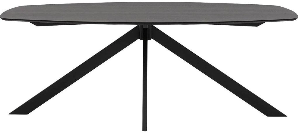 Goossens Excellent Eettafel Uniek, Semi ovaal 200 x 110 cm