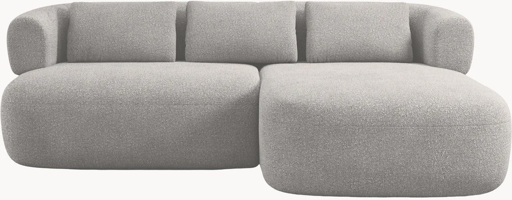 Bouclé hoekbank Jenny (2-zits)