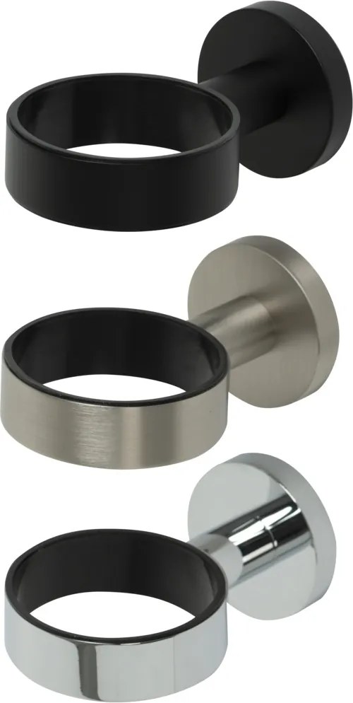 Plieger Vigo glashouder met glas geborsteld gunmetal