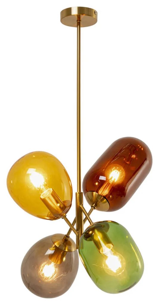 Kare Design Balloon Dance Design Hanglamp Gekleurd Glas