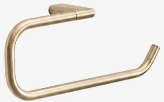 Wandhanddoekhouder Met Stang 30 Cm Voor Badkamer In Roestvrij Staal Rovent Geborsteld Goud - Sklum
