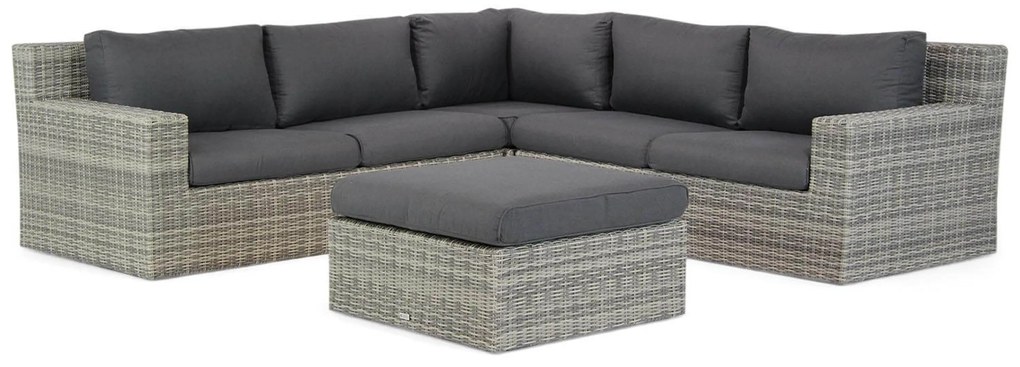 Hoek loungeset 5 personen Wicker Grijs Garden Collections Amico