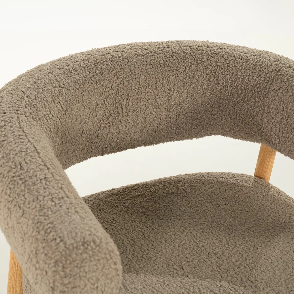 Fauteuil Eiken Frame Taupe
