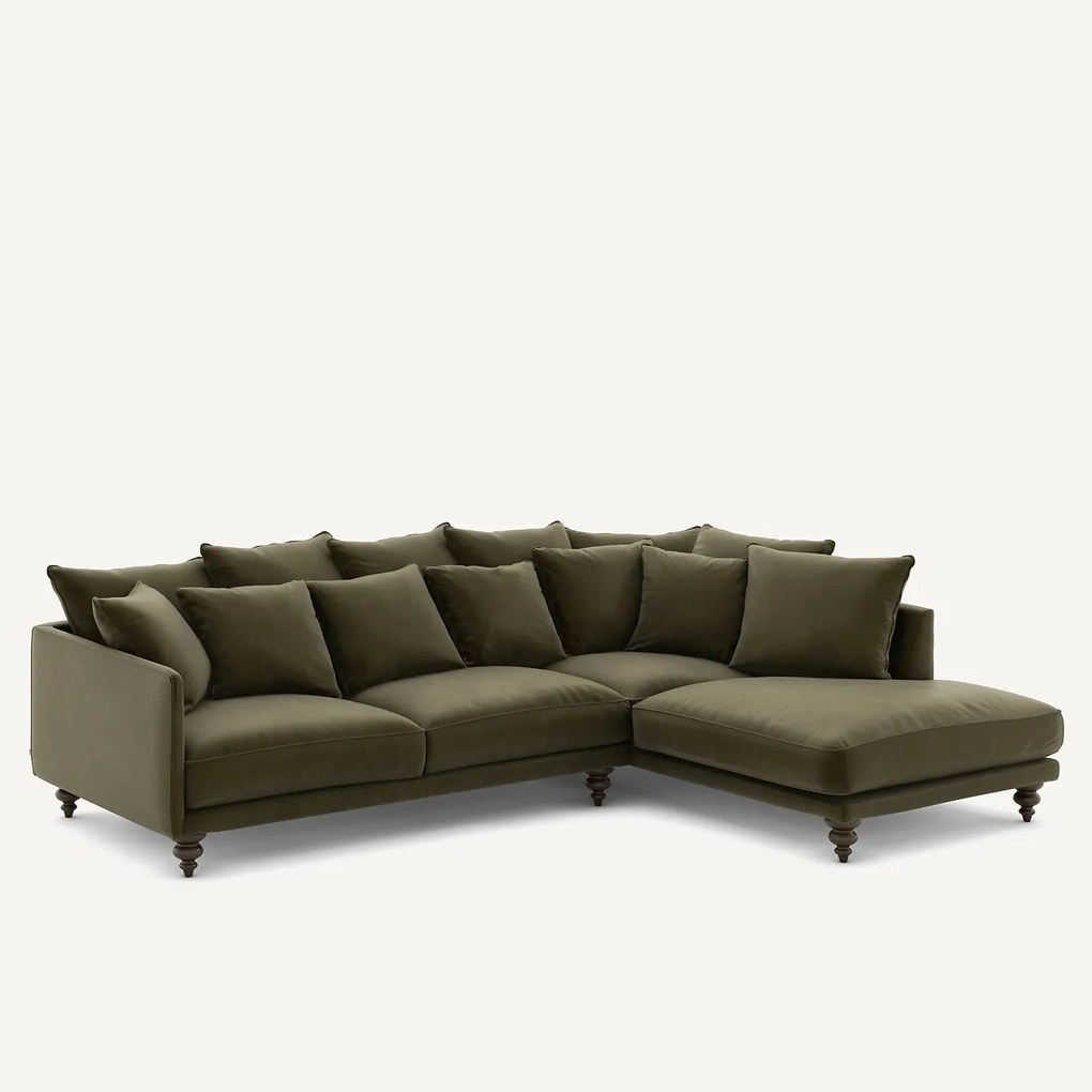 Fluwelen hoekbank, LAZARE