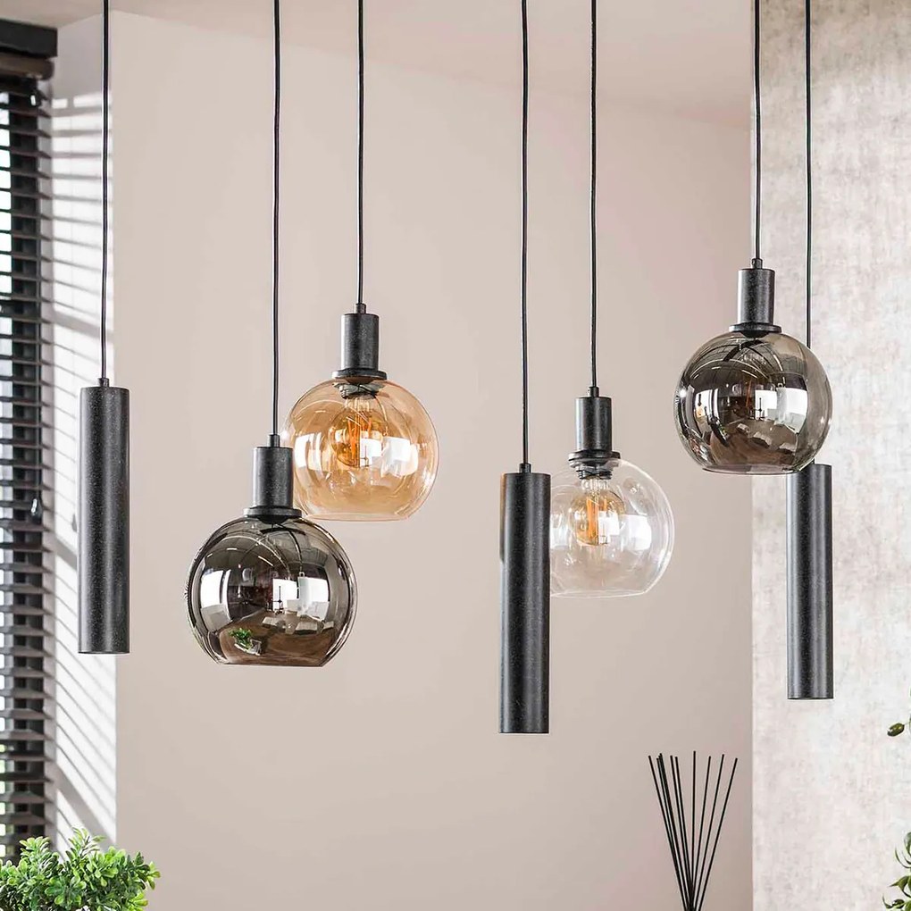 Hanglamp Tricolore 7-lichts Zwart