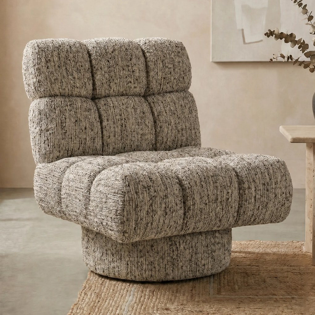 Bubbel Fauteuil Draaibaar Taupe