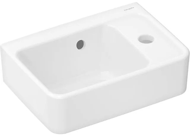 Hansgrohe Xanuia Q Fontein - 36x25cm - 1 kraangat - keramiek - glans wit 60129450