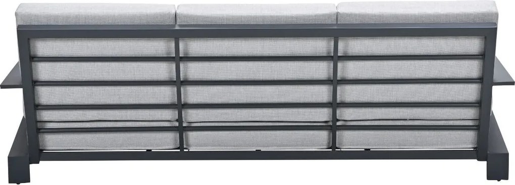 Garden Impressions Coba 3-zits loungebank – donker grijs
