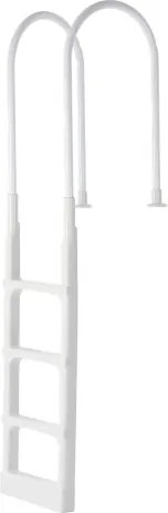 VEVOR zwembadladder, 4-trede trap met dubbele leuningen, zwembadinstap, draagvermogen van 136 kg, voor 122-137 cm ingebouwde en bovengrondse zwembaden op elk terras, zowel binnen als buiten