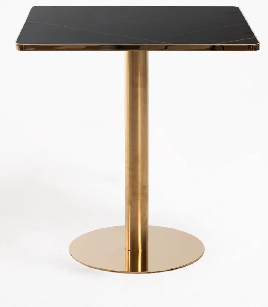 Tafel Firro Vierkant 70cm Goud