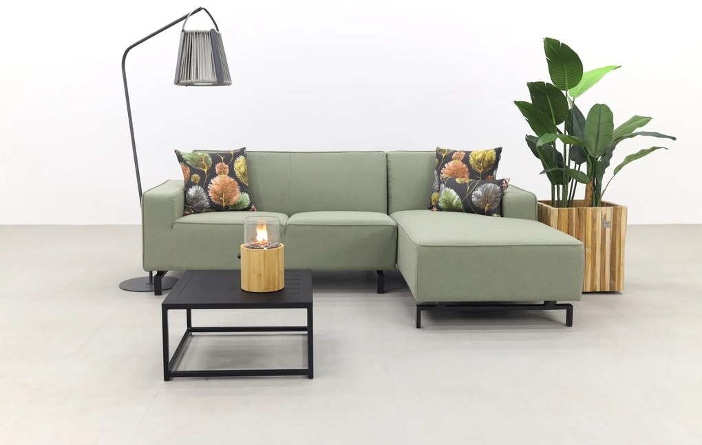 Boavista/Toronto loungebank chaise longue - Heritage leaf - 3-delig - links
