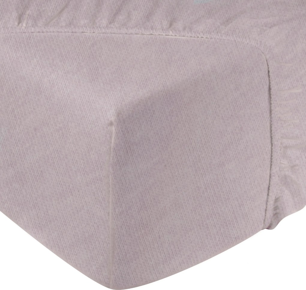 Hoeslaken Jersey – 100% katoen – 140×200 – licht lila