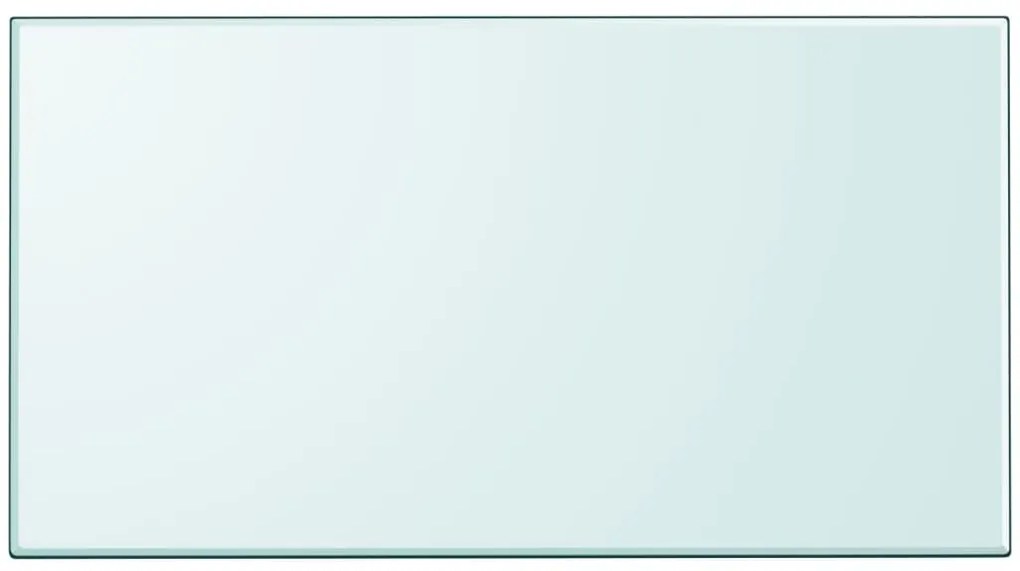 vidaXL Tafelblad van gehard glas 1200x650 mm rechthoekig