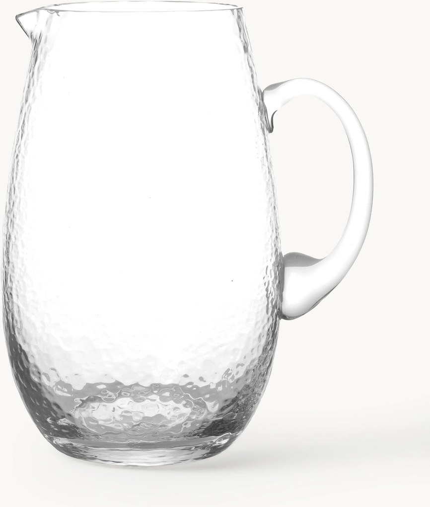 Mondgeblazen karaf Hammered, 2 L