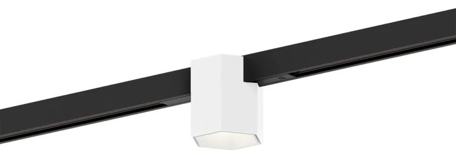 Wever&Ducre - Railverlichting Hexo Zwart / Wit / Wit Modern