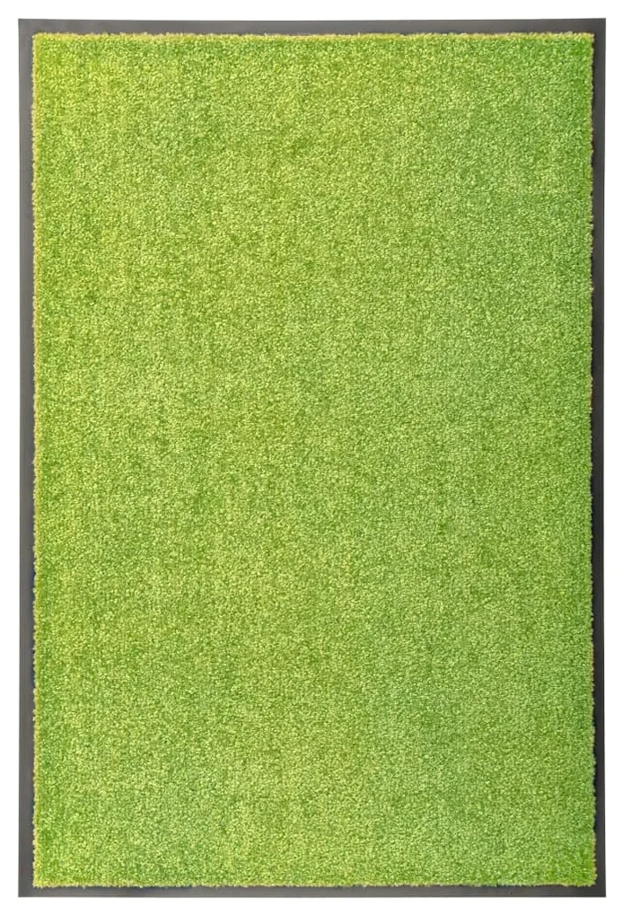 vidaXL Deurmat wasbaar 60x90 cm groen