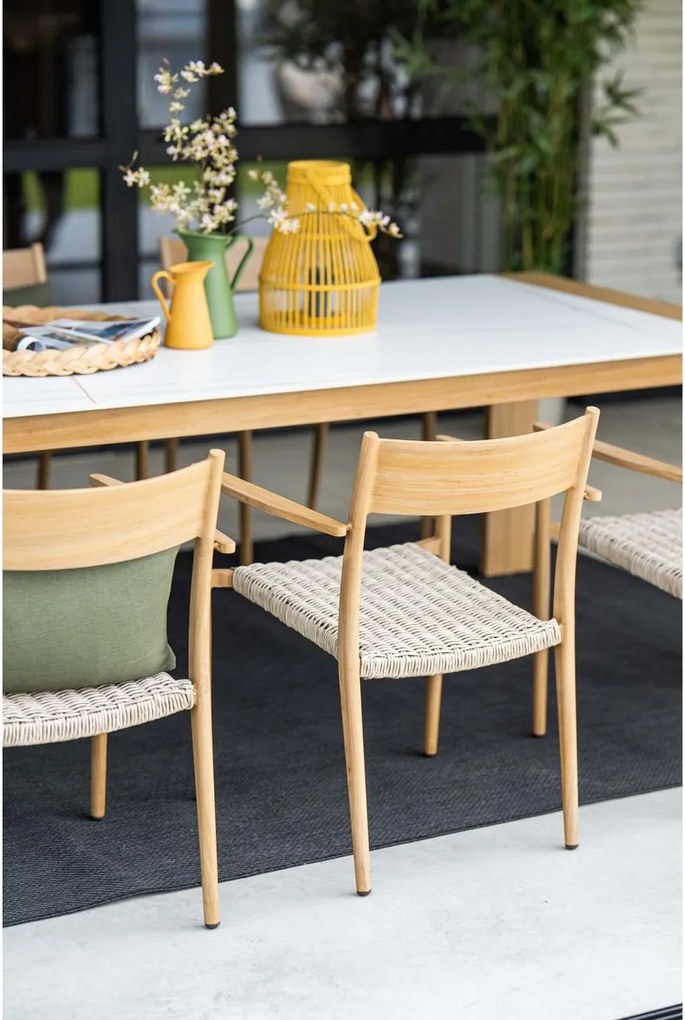 Garden Impressions Lily tuinstoel light teak - 4 stuks