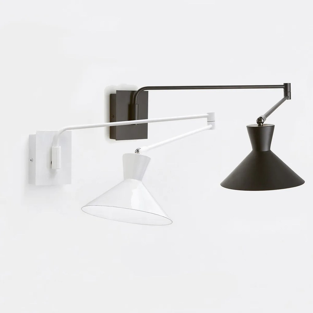 Wandlamp met verstelbare arm, Voltige