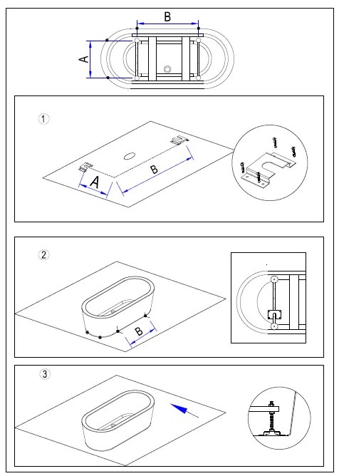 Mueller Ili vrijstaand ligbad 178x80 glans wit inclusief waste