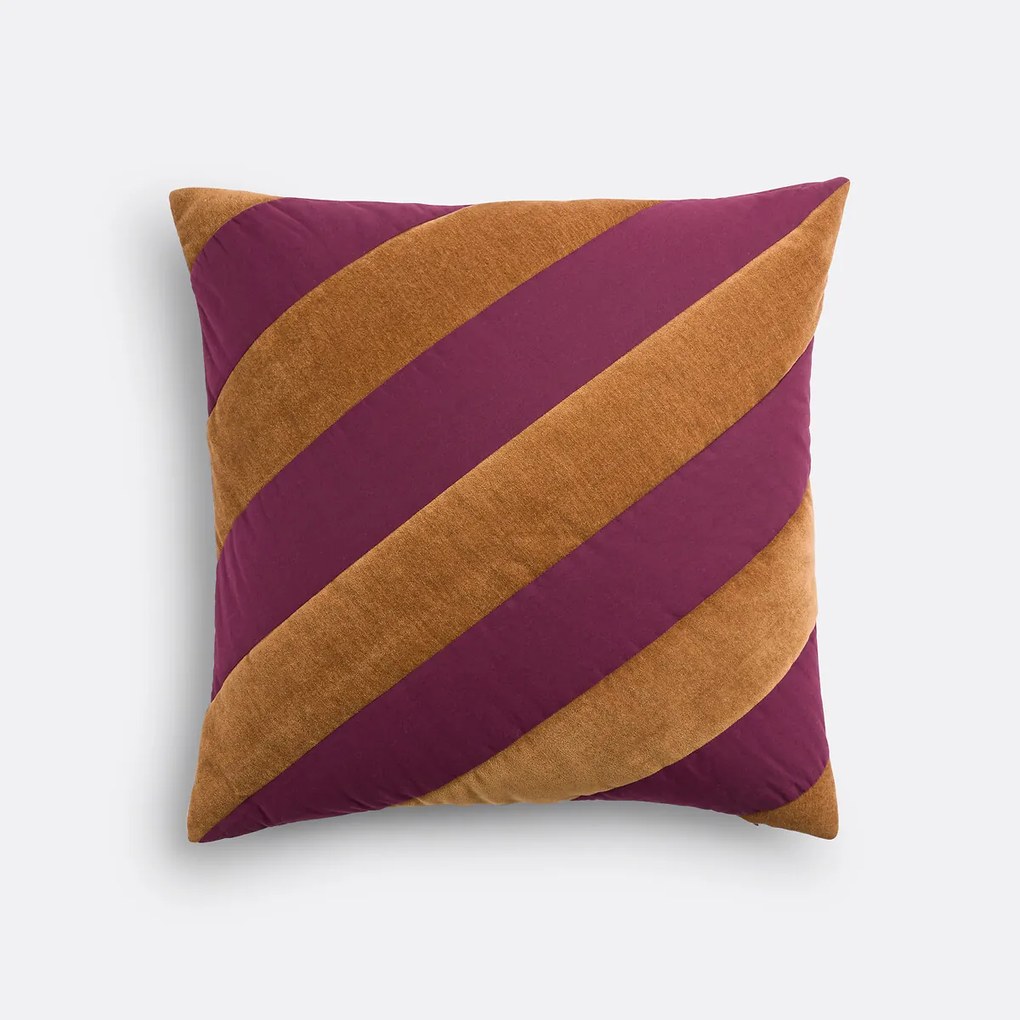 Gewatteerde kussenhoes met strepen, Odile